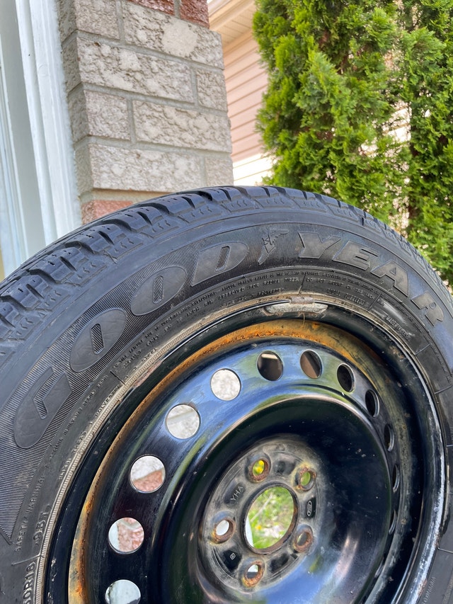 215/60/16 GOODYEAR TIRES ON RIMS 5x114.3 Tires & Rims Ottawa Kijiji