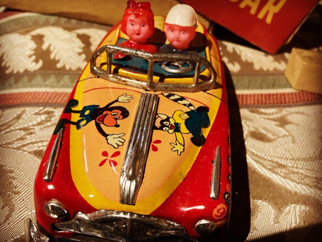 Romance voiture à friction car KO Japan 381188 avec boite 1950' dans Art et objets de collection  à Drummondville - Image 2