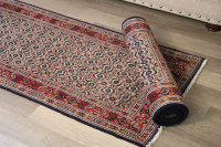 Persian hand knotted rug mud- pair available-