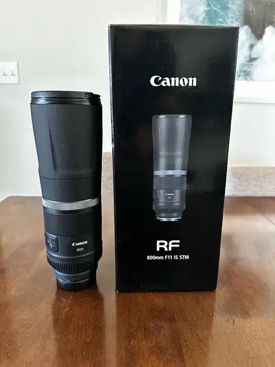 Canon 800mm f11 IS STM Telephoto Lens, View more