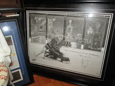 Carey Price Signed Huge Robb Scott Framed Lithograph  Frameworth, View more