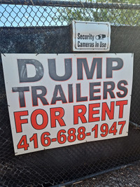5 tons Dump trailers rentals 