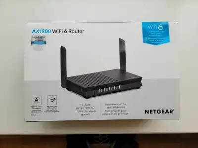 NETGEAR AX1800 WiFi 6 Router, View more