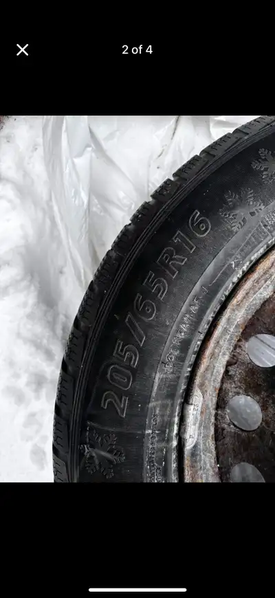 Great condition Winter Tires will take an offer. They are on rims ready to be installed.