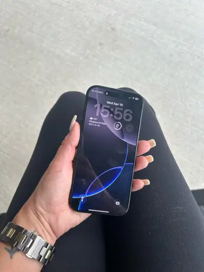 I phone 16 pro black no scratches or damage , View more