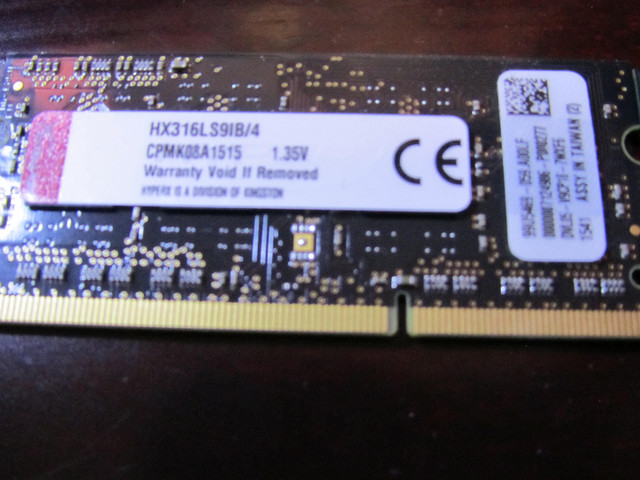 DDR3L 1600 1.35V laptop memory  (a lot of 7 pieces x 4GB each) in System Components in Hamilton - Image 4