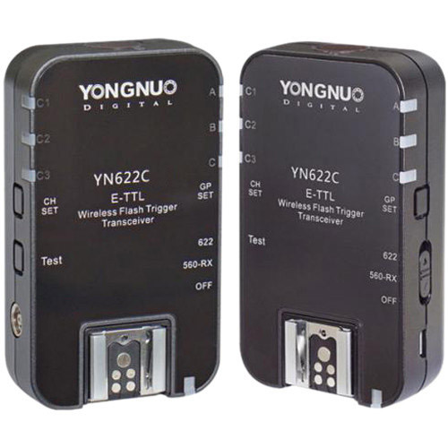1 YongNuo Flash Trigger & 2 Receivers for Canon - New In Box! in Cameras & Camcorders in Markham / York Region - Image 2