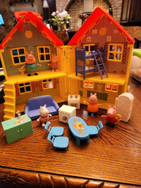 Peppa pig playset with figures furniture 