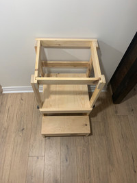 Custom made toddler kids adjustable step stool ladder