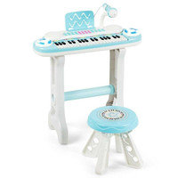 37-key Kids Piano Keyboard Playset Electronic Organ Light