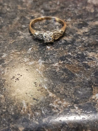Vintage 1960s style engagement ring. Sorry about the blurry pic.
