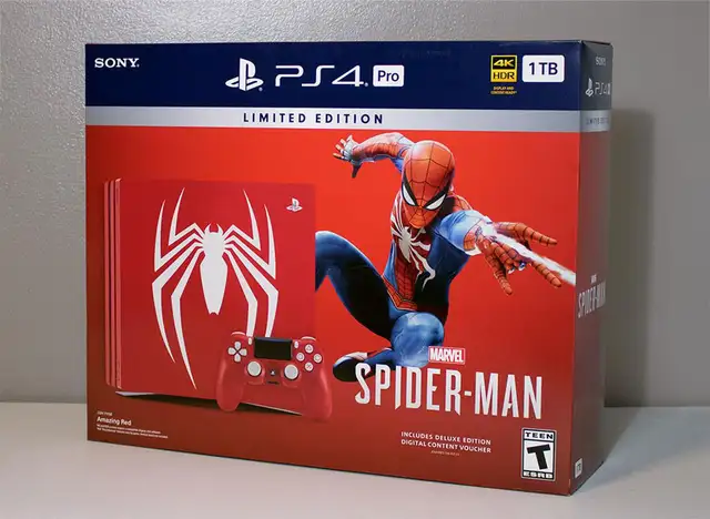 PS4 Pro 1TB Spider-Man Limited Edition