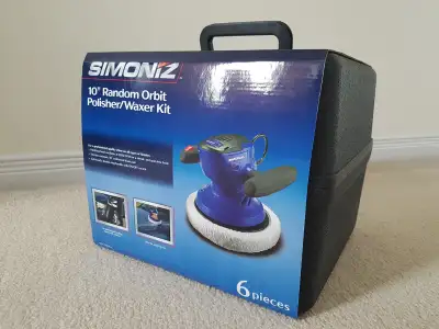 **BRAND NEW** Simoniz 10" Random Orbit Polisher / Waxer Kit, View more