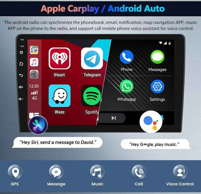 10.1" Mitsubishi Outlander 2012 to 2018 Android 13 Carplay Media in Audio & GPS in City of Toronto - Image 3