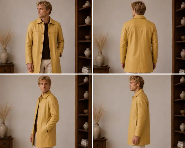 Men’s Premium Leather Jacket in Men's in Oshawa / Durham Region - Image 6