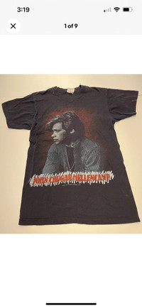Vintage 1985 John Cougar Mellancamp Tshirt Concert Shirt