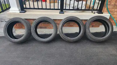 These tires are practically brand new. They were put on my Model Y to pass safety when I bought the...