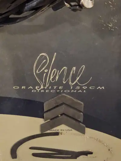 Snowboard and bindings, View more