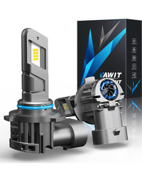 VAWIT 9005 LED Headlight Bulbs 20000LM, 100W High Power 6500K