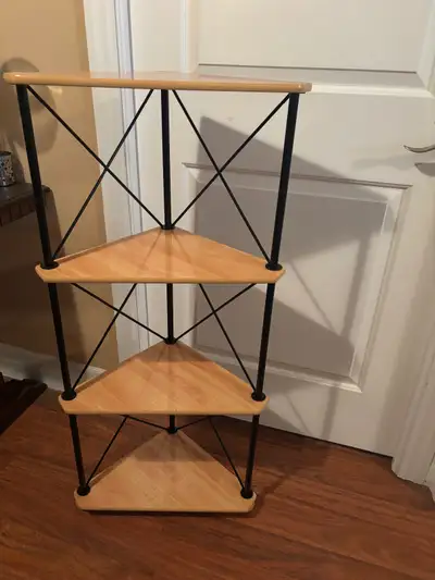 Good quality corner shelves unit, View more