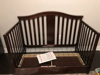 Both items are practically in new condition. Ending up using a bassinet and not using the crib or ma...