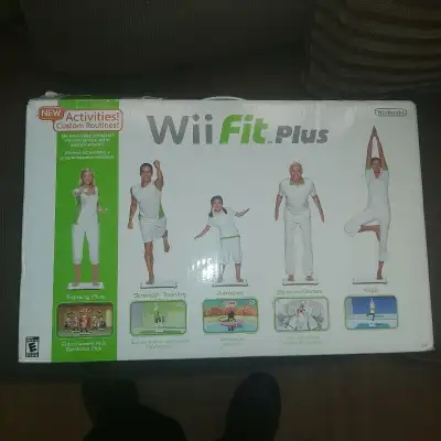 Factory sealed wii fit plus. Game plus board. Email