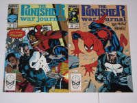 Punisher War Journal#'s 14 & 15 Spider-Man! comic book