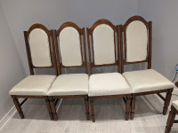 6 Oak wood chairs 6 for $150