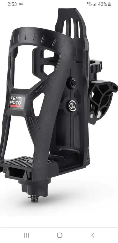 Neuf Support pour Bouteilles, Haut Parleurs Bluetooth Pour Moto , Vélo etc .. Solide .... Très Robus...