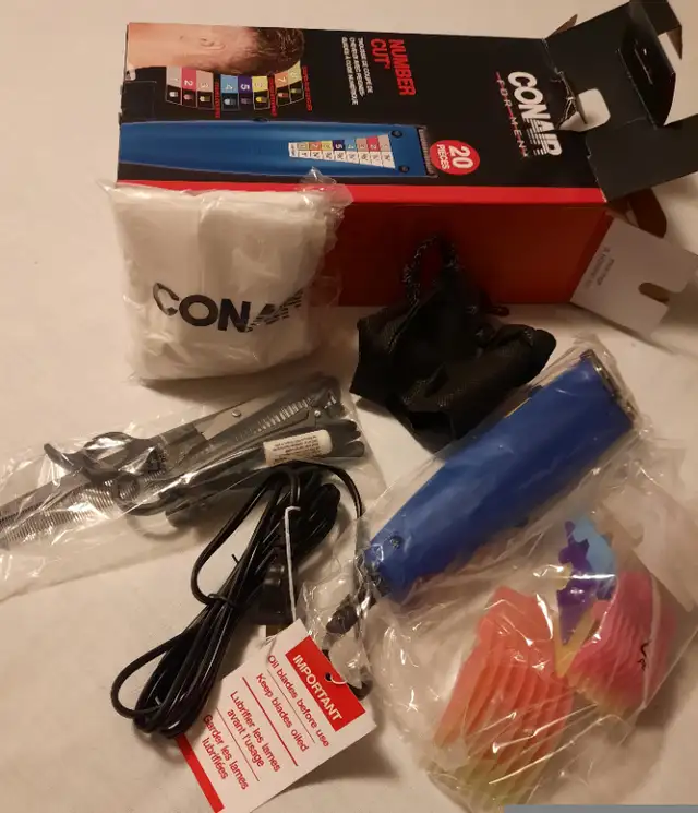 NEW Conair number cut 20 piece haircut kit in Other in City of Toronto - Image 7