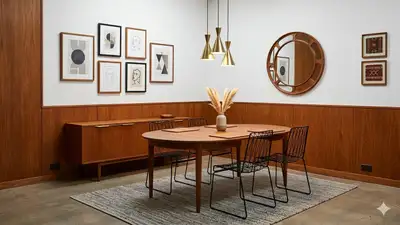 4 Chaises mid-century / vintage style moderniste, minimaliste , View more