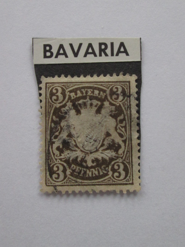 Bavaria Coat of Arms Postage Stamp dans Art et objets de collection  à Ville de Montréal - Image 2