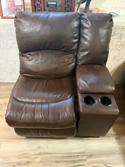 7 piece leather electric  sectional, View more