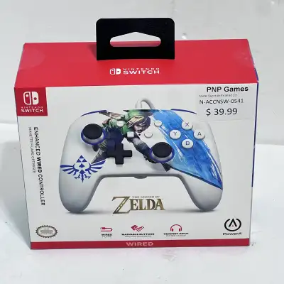 legend of Zelda wired Nintendo switch controller new sealed, View more