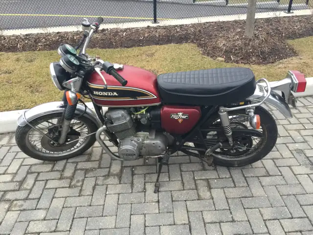 1976 Honda CB750 Four vintage motorcycle classic in Street, Cruisers & Choppers in Mississauga / Peel Region - Image 4