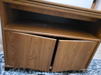 Wooden TV/ Console Stand with Swivel Top