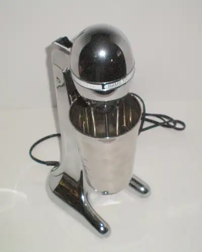 Retro Chrome Hamilton Beach Drink Master Mixer - Model 730C Series - Retro soda-fountain style with...