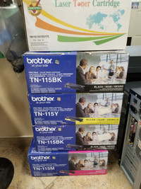 Brother laser cartridges TN-115 all colours
