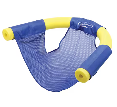 Up for sale is a brand new in the package SwimWays Noodle Sling Pool Floating Chair. This item is se...