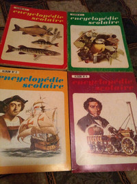 Neuf (9) encyclopédies scolaires pour 20$ // collectionneurs