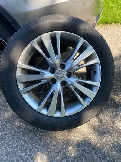 Lexus rims, 235/55R19 $800 OBO Tires are located in Brampton. Selling on behalf of father in law.