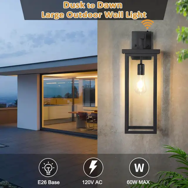 NEW: Large outdoor wall sconce, 50.8 cm63234833477379121