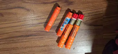 Four emergency flares.