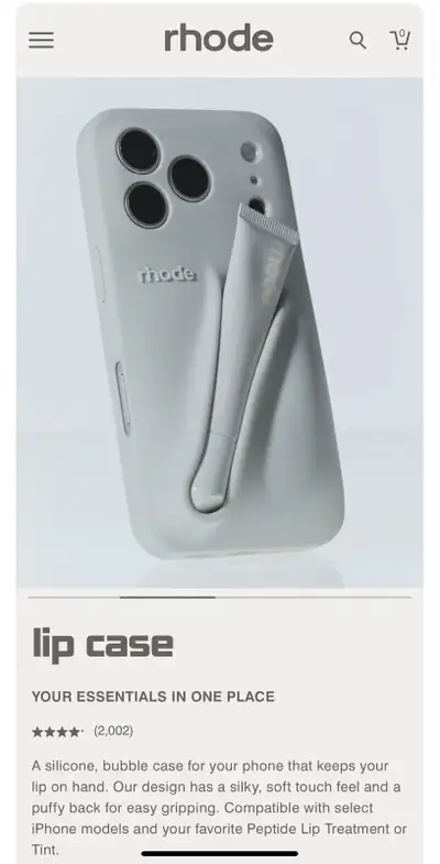 BRAND NEW IN BOX Rhode Lip Case - iPhone 16 Pro Max, View more