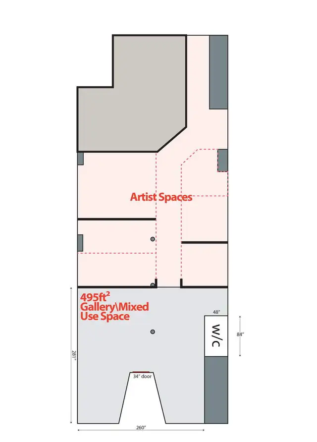 GORGEOUS ART STUDIO AND WORK SPACES IN JUNCTION TRIANGLE in Commercial & Office Space for Rent in City of Toronto - Image 8