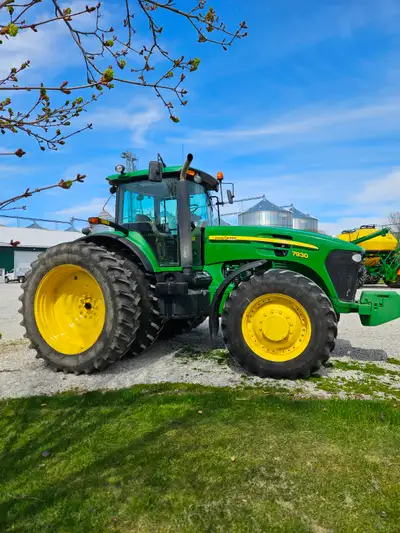 John Deere 7930 Tractor 4WD 7410 hours New Firestone Tires - Duals Front - 480/70R34 Rear - 480/80R5...