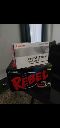 Canon Rebel T3i EOS Camera set EFS55-250mm