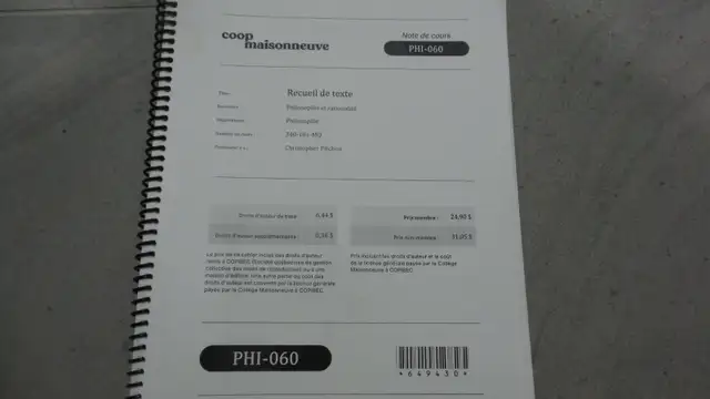 Philosophy Workbook PHI-060