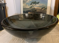 Novatto Blue Glass Bowl Sink