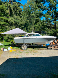 17 foot boat and trailer